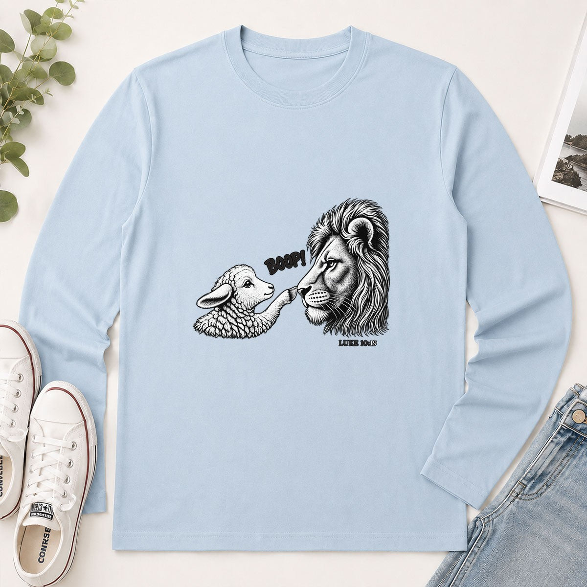 Boop, Gift For Christian Daughter | 2D Unisex Long Sleeve