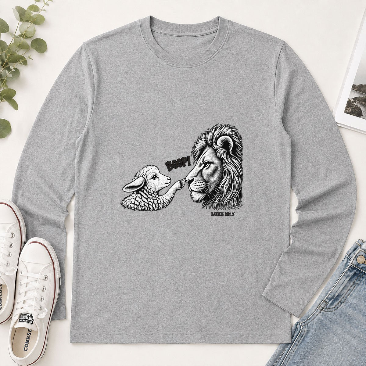 Boop, Gift For Christian Daughter | 2D Unisex Long Sleeve