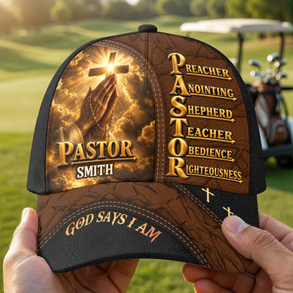 The Shepherd, Gift For Pastor | Personalized Classic Cap