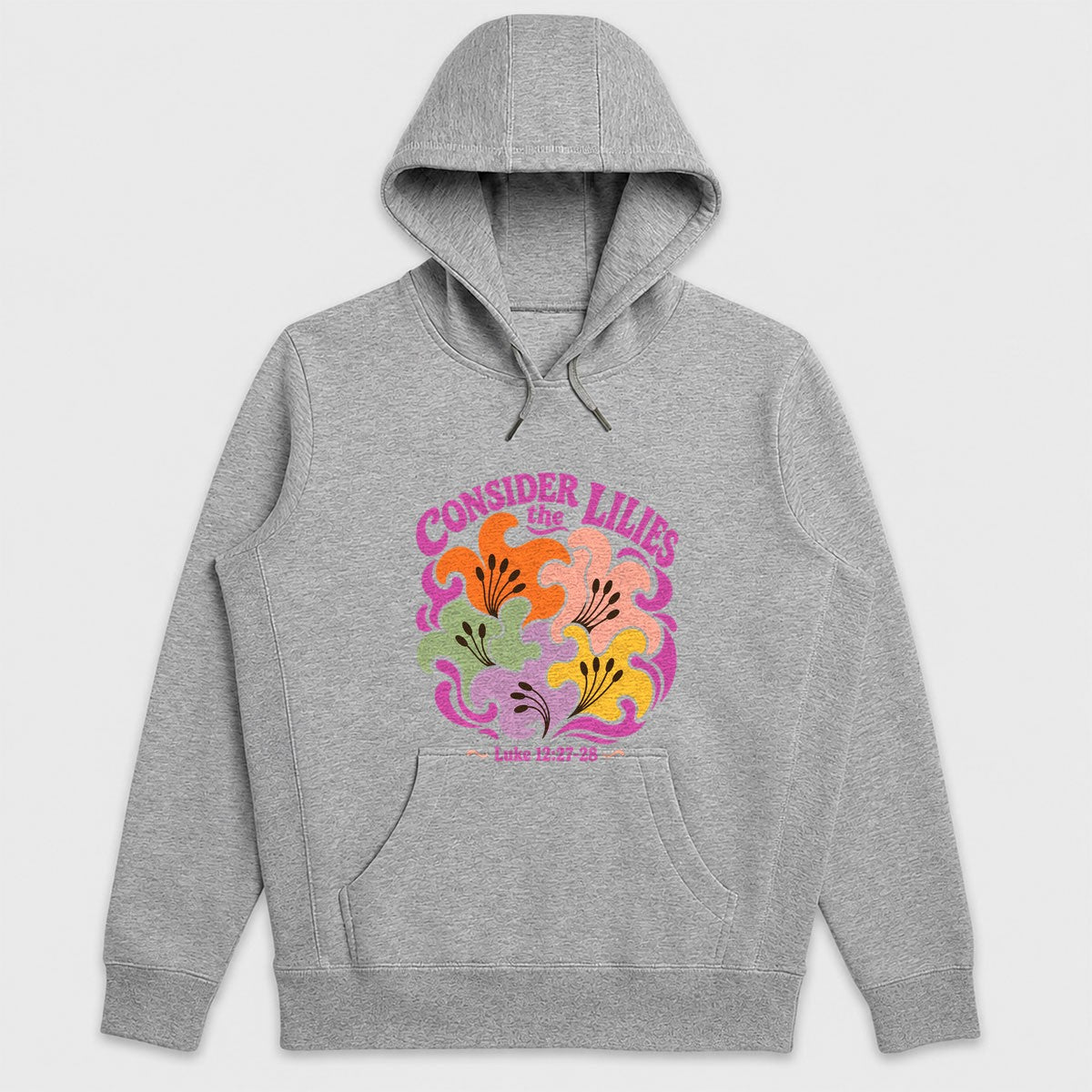 Consider The Lilies, Gift For Garden Lover | 2D Unisex Hoodie