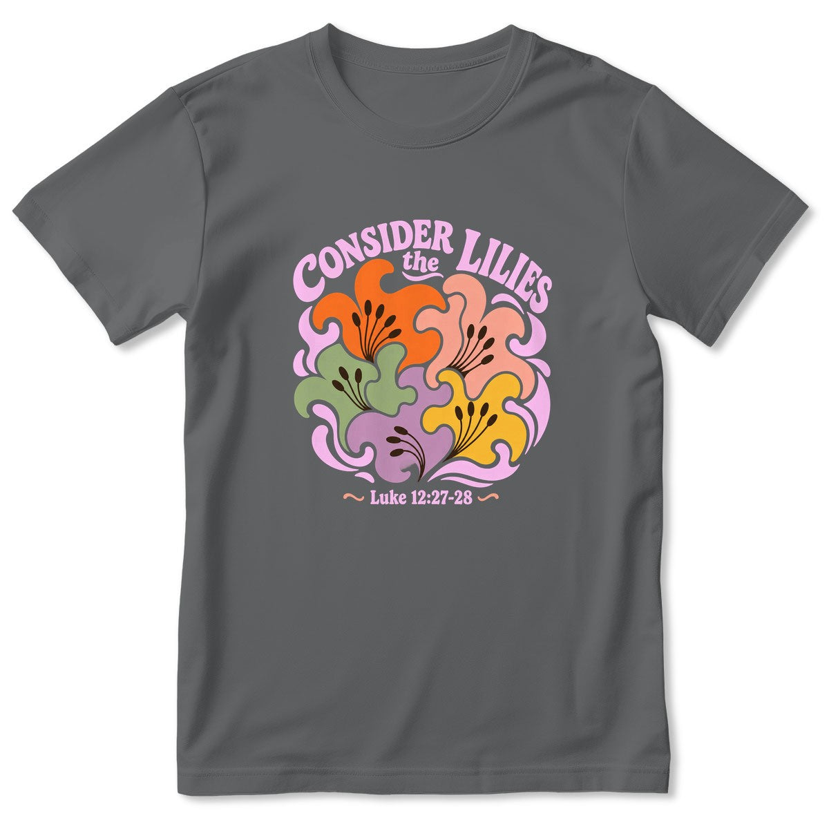 Consider The Lilies, Gift For Garden Lover｜2D Unisex T-shirt