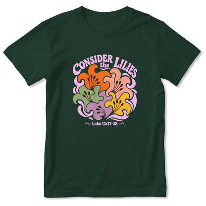 Consider The Lilies, Gift For Garden Lover｜2D Unisex T-shirt