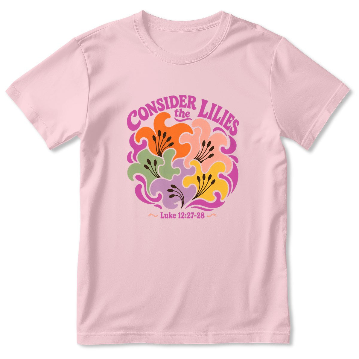 Consider The Lilies, Gift For Garden Lover｜2D Unisex T-shirt
