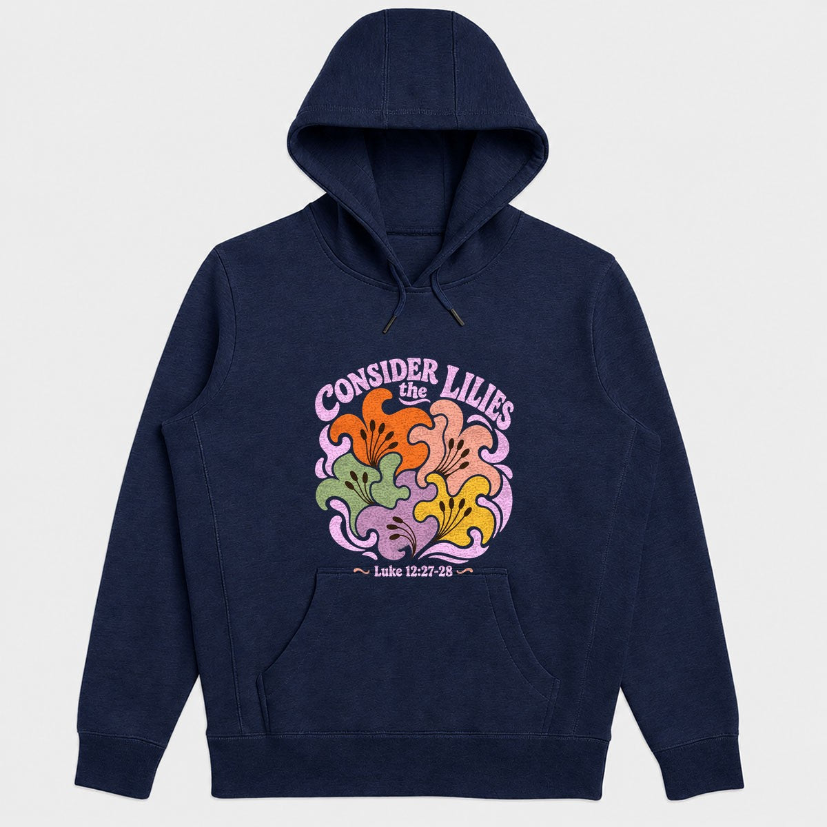Consider The Lilies, Gift For Garden Lover | 2D Unisex Hoodie