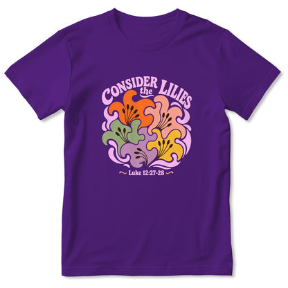 Consider The Lilies, Gift For Garden Lover｜2D Unisex T-shirt