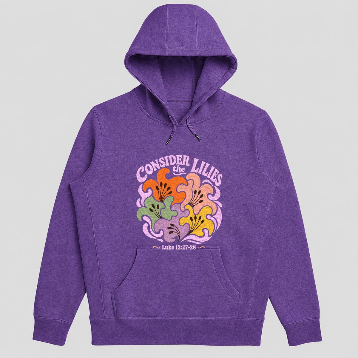 Consider The Lilies, Gift For Garden Lover | 2D Unisex Hoodie