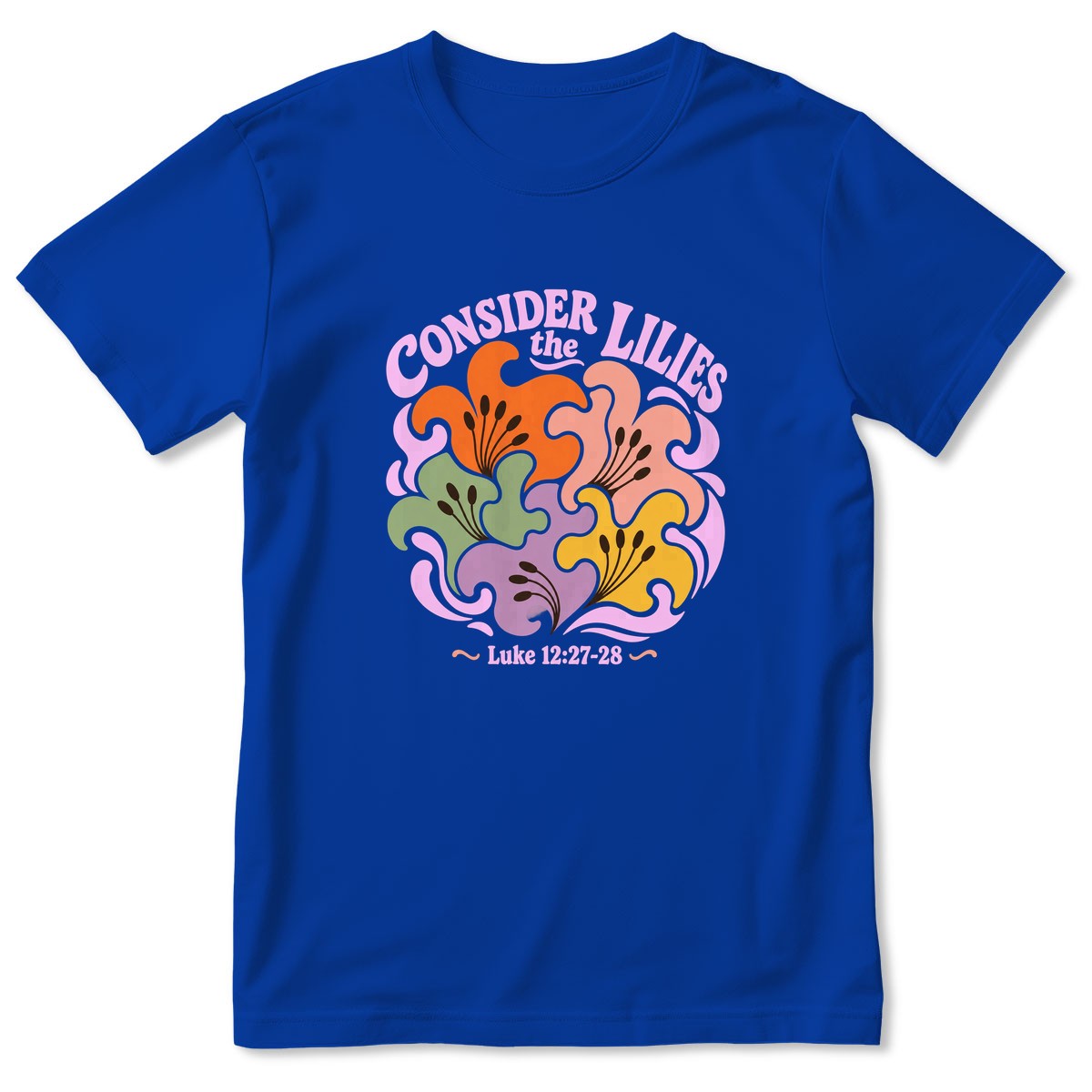 Consider The Lilies, Gift For Garden Lover｜2D Unisex T-shirt