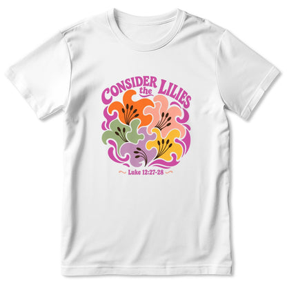 Consider The Lilies, Gift For Garden Lover｜2D Unisex T-shirt