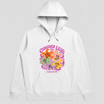 Consider The Lilies, Gift For Garden Lover | 2D Unisex Hoodie