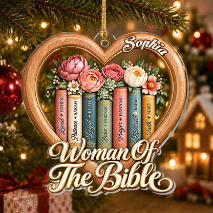 Woman Of The Bible, Gift For Women | Personalized 1-Layer Acrylic Ornament