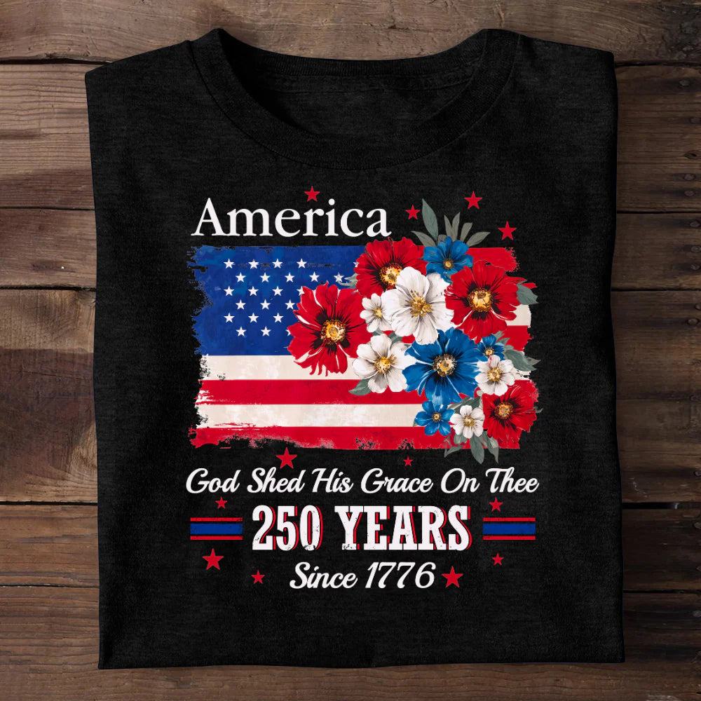 God Shed His Grace On Thee | 2D Unisex T-shirt