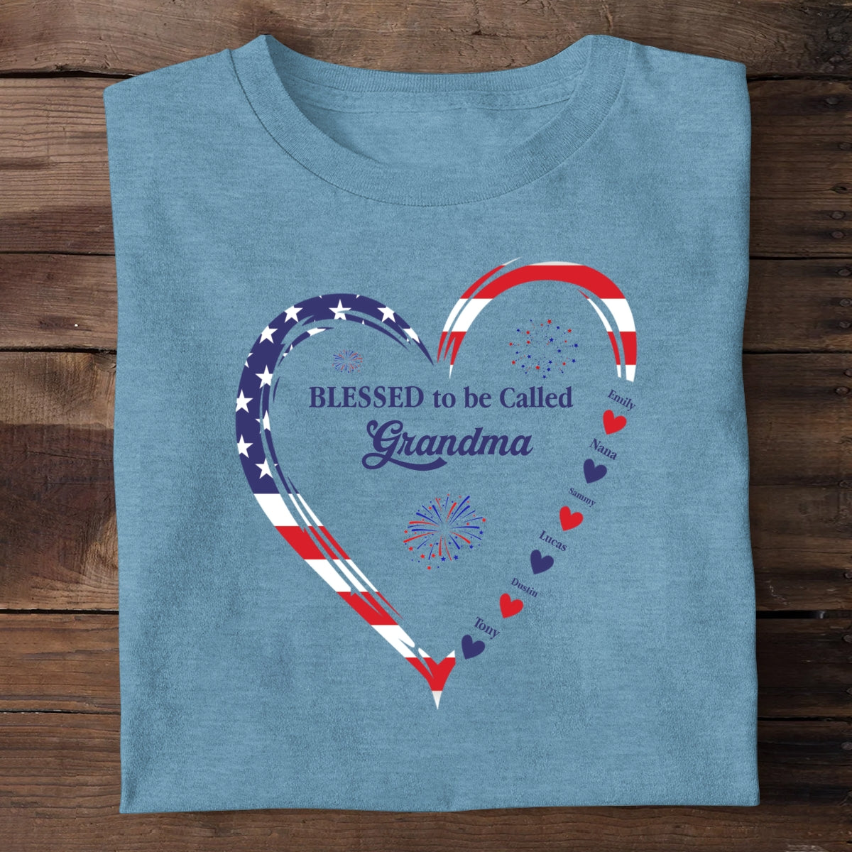Blessed To Be Called Grandma, Christian Gift For Grandma | Personalized 2D Unisex T-shirt