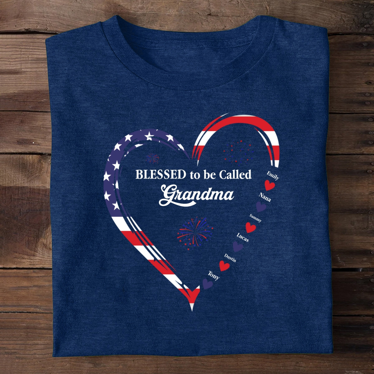 Blessed To Be Called Grandma, Christian Gift For Grandma | Personalized 2D Unisex T-shirt