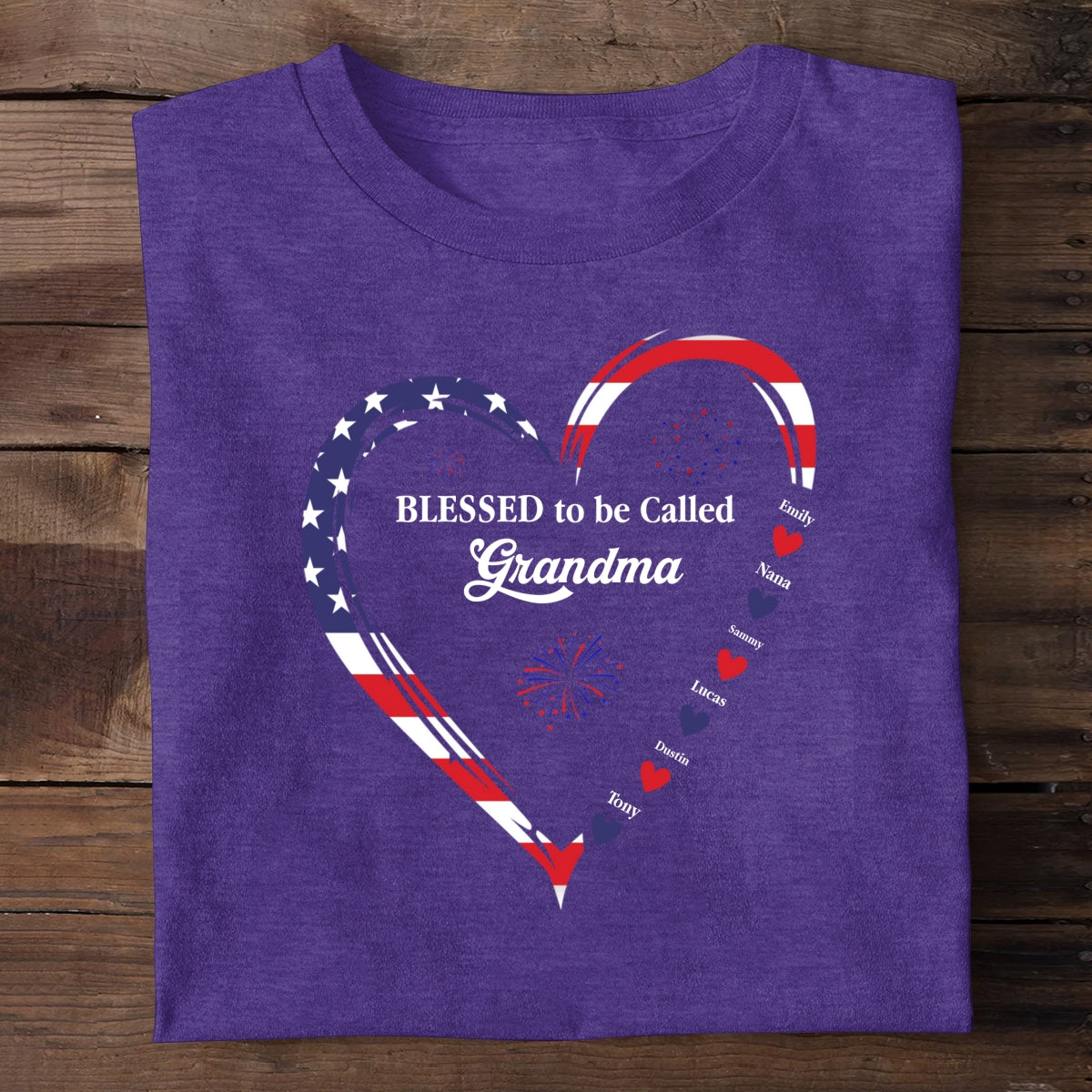 Blessed To Be Called Grandma, Christian Gift For Grandma | Personalized 2D Unisex T-shirt