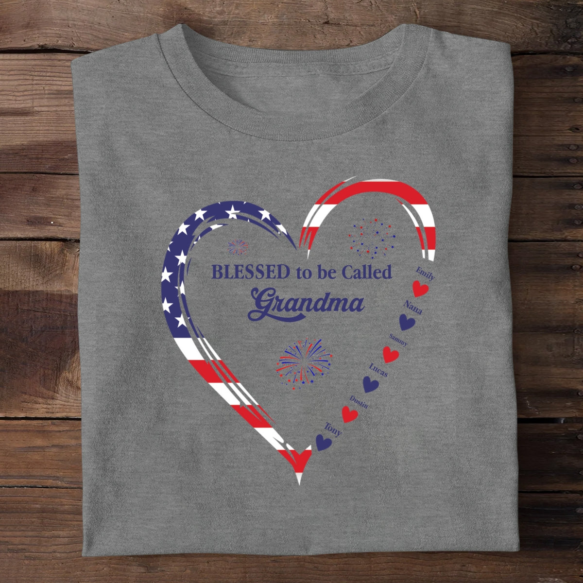 Blessed To Be Called Grandma, Christian Gift For Grandma | Personalized 2D Unisex T-shirt