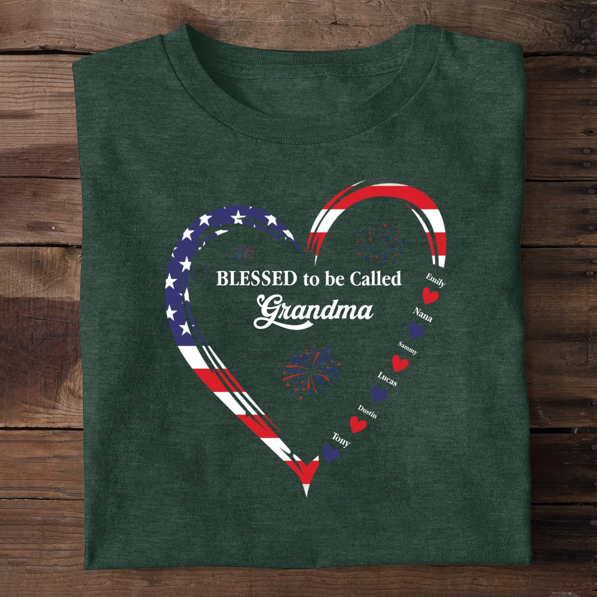 Blessed To Be Called Grandma, Christian Gift For Grandma | Personalized 2D Unisex T-shirt
