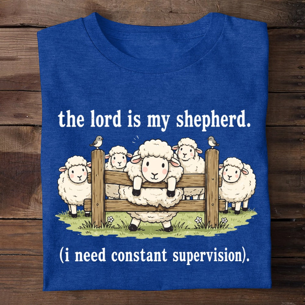 The Lord Is My Shepherd, Gift For Loved One | Personalized 2D Unisex T-shirt