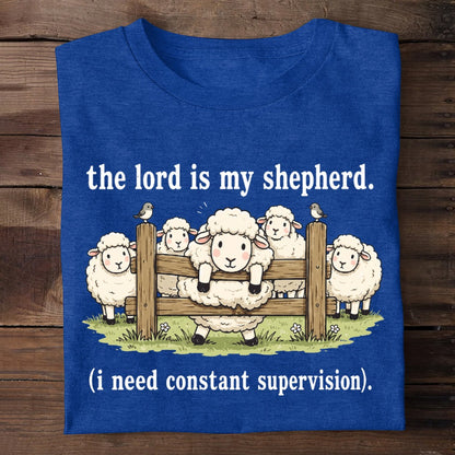 The Lord Is My Shepherd, Gift For Loved One | Personalized 2D Unisex T-shirt