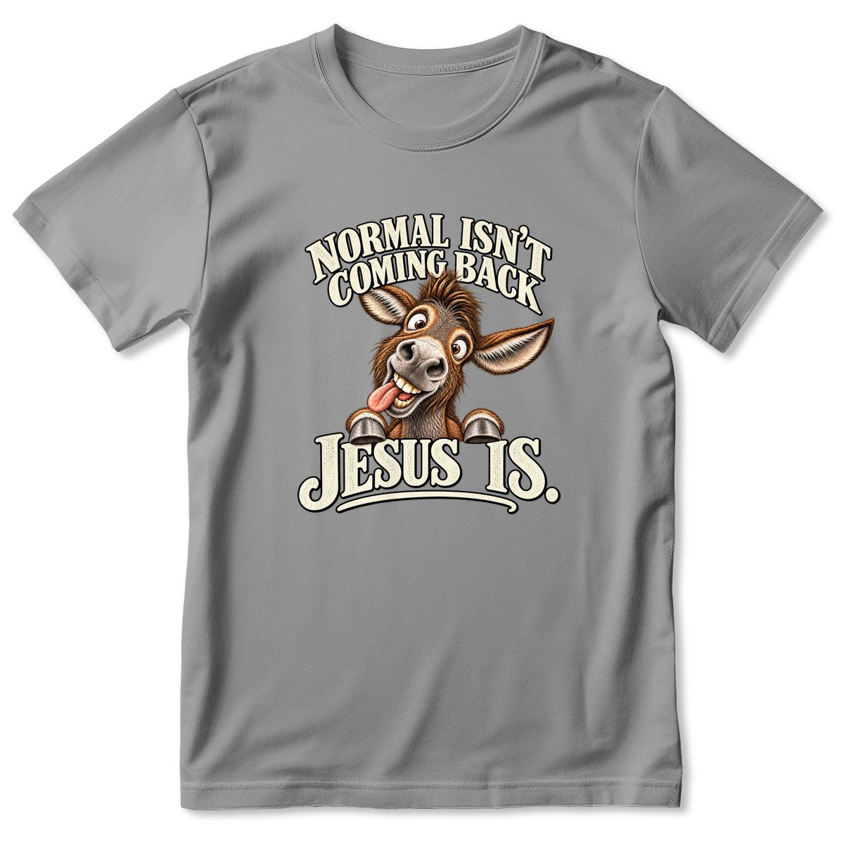 Normal Isn't Coming Back Jesus Is, Gift For Christian Farmer | 2D Unisex T-shirt