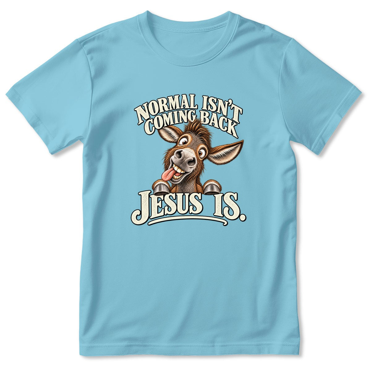 Normal Isn't Coming Back Jesus Is, Gift For Christian Farmer | 2D Unisex T-shirt