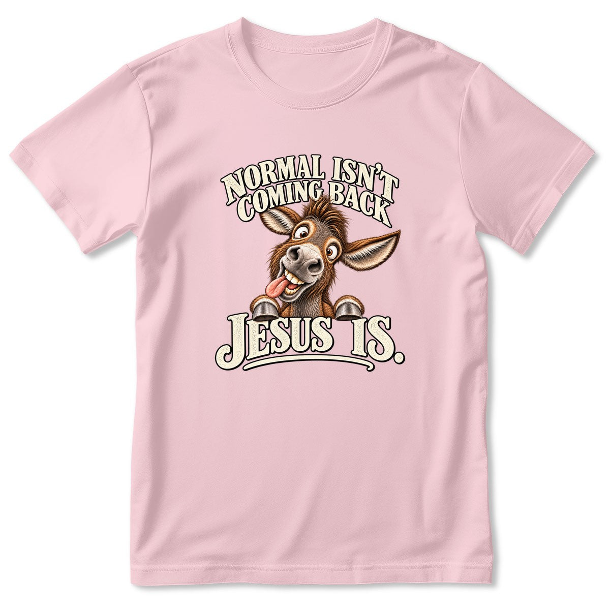 Normal Isn't Coming Back Jesus Is, Gift For Christian Farmer | 2D Unisex T-shirt