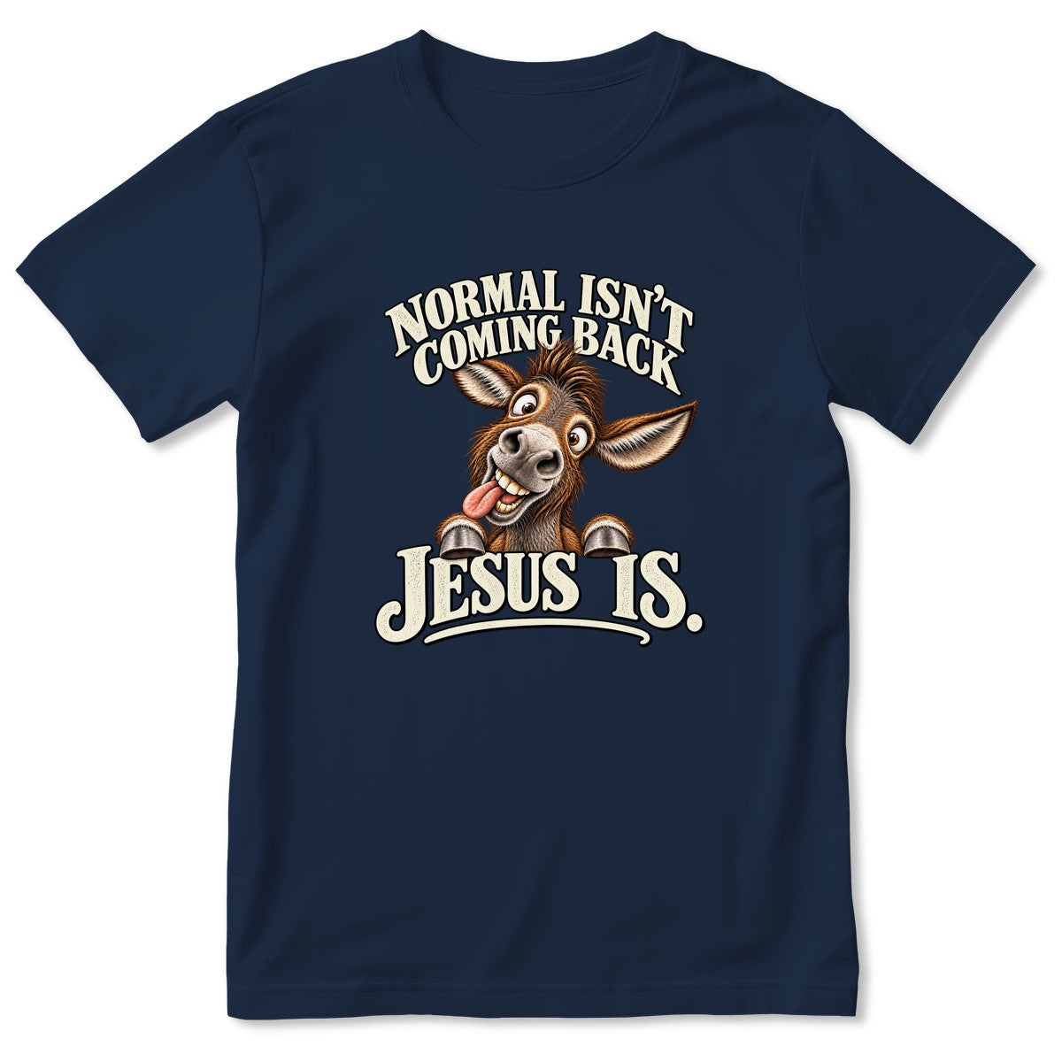Normal Isn't Coming Back Jesus Is, Gift For Christian Farmer | 2D Unisex T-shirt