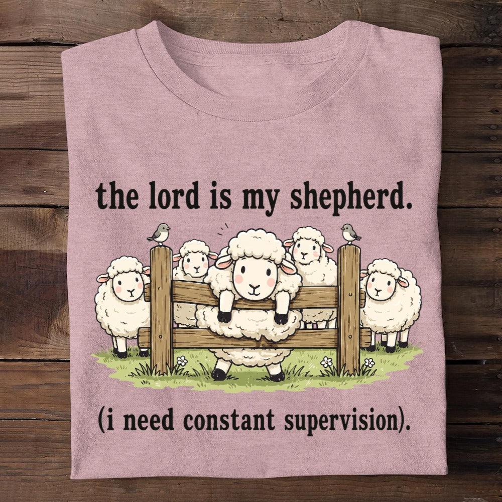 The Lord Is My Shepherd, Gift For Loved One | Personalized 2D Unisex T-shirt