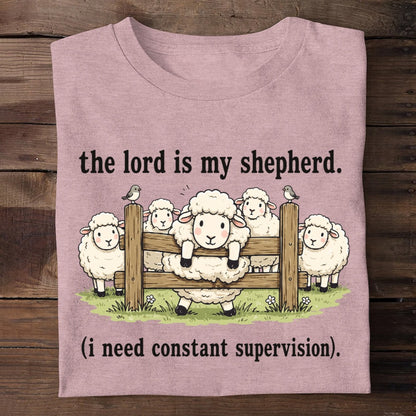 The Lord Is My Shepherd, Gift For Loved One | Personalized 2D Unisex T-shirt