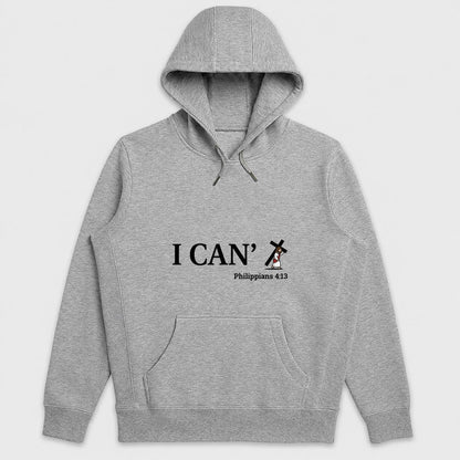 Through Christ I Can, Gift For Christian Athlete | 2D Unisex Hoodie
