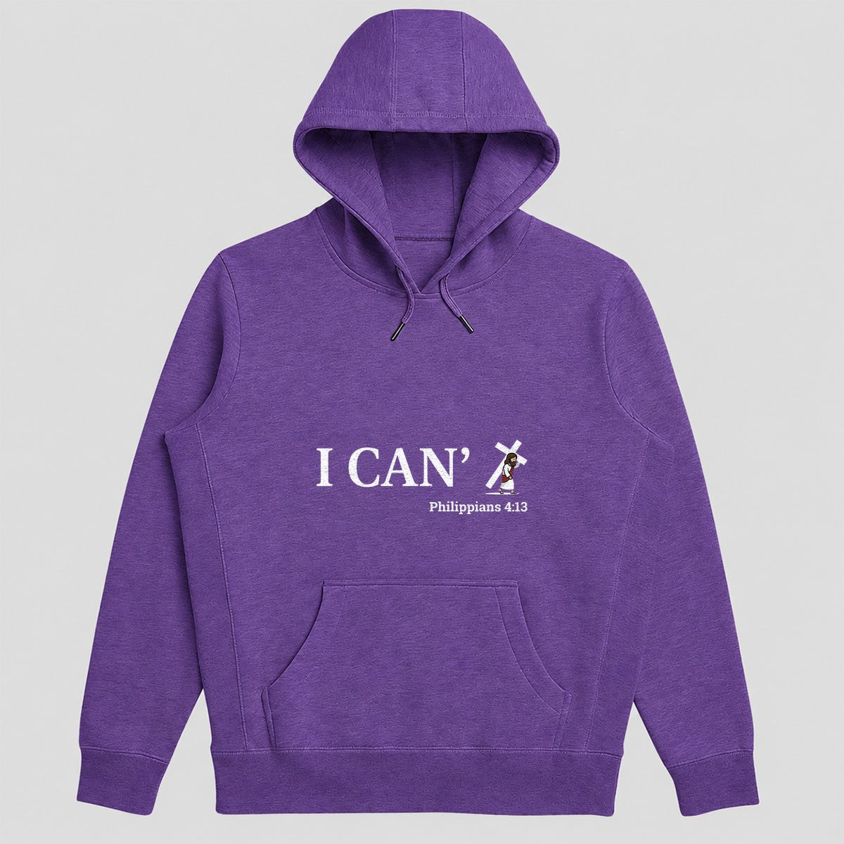 Through Christ I Can, Gift For Christian Athlete | 2D Unisex Hoodie