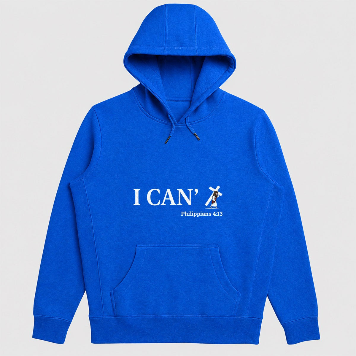 Through Christ I Can, Gift For Christian Athlete | 2D Unisex Hoodie