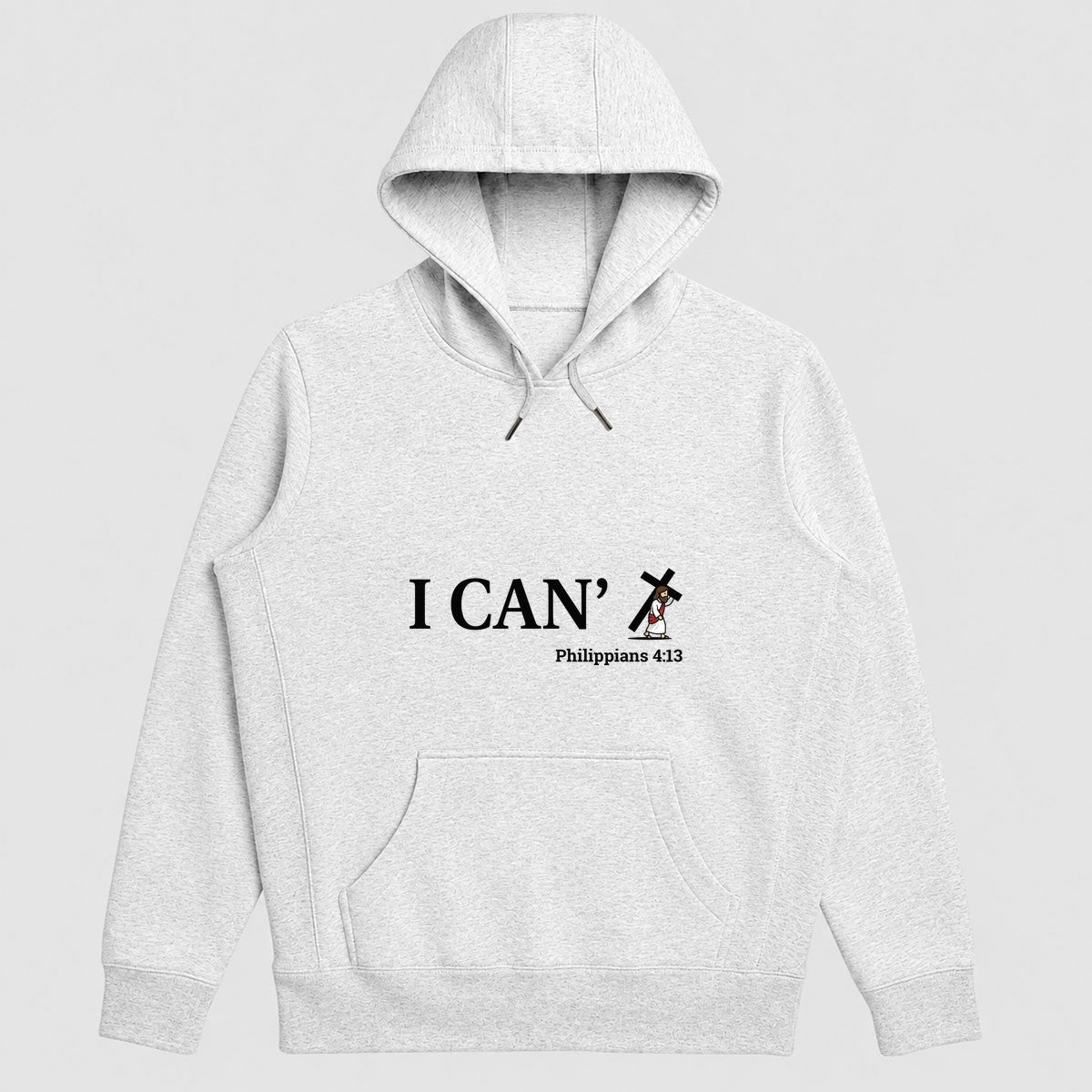 Through Christ I Can, Gift For Christian Athlete | 2D Unisex Hoodie