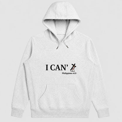 Through Christ I Can, Gift For Christian Athlete | 2D Unisex Hoodie