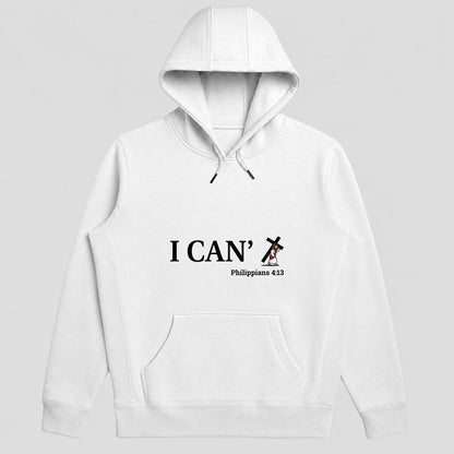 Through Christ I Can, Gift For Christian Athlete | 2D Unisex Hoodie