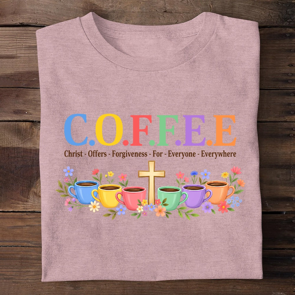 Christ Offers Forgiveness For Everyone, Gift For Family | 2D Unisex T-shirt