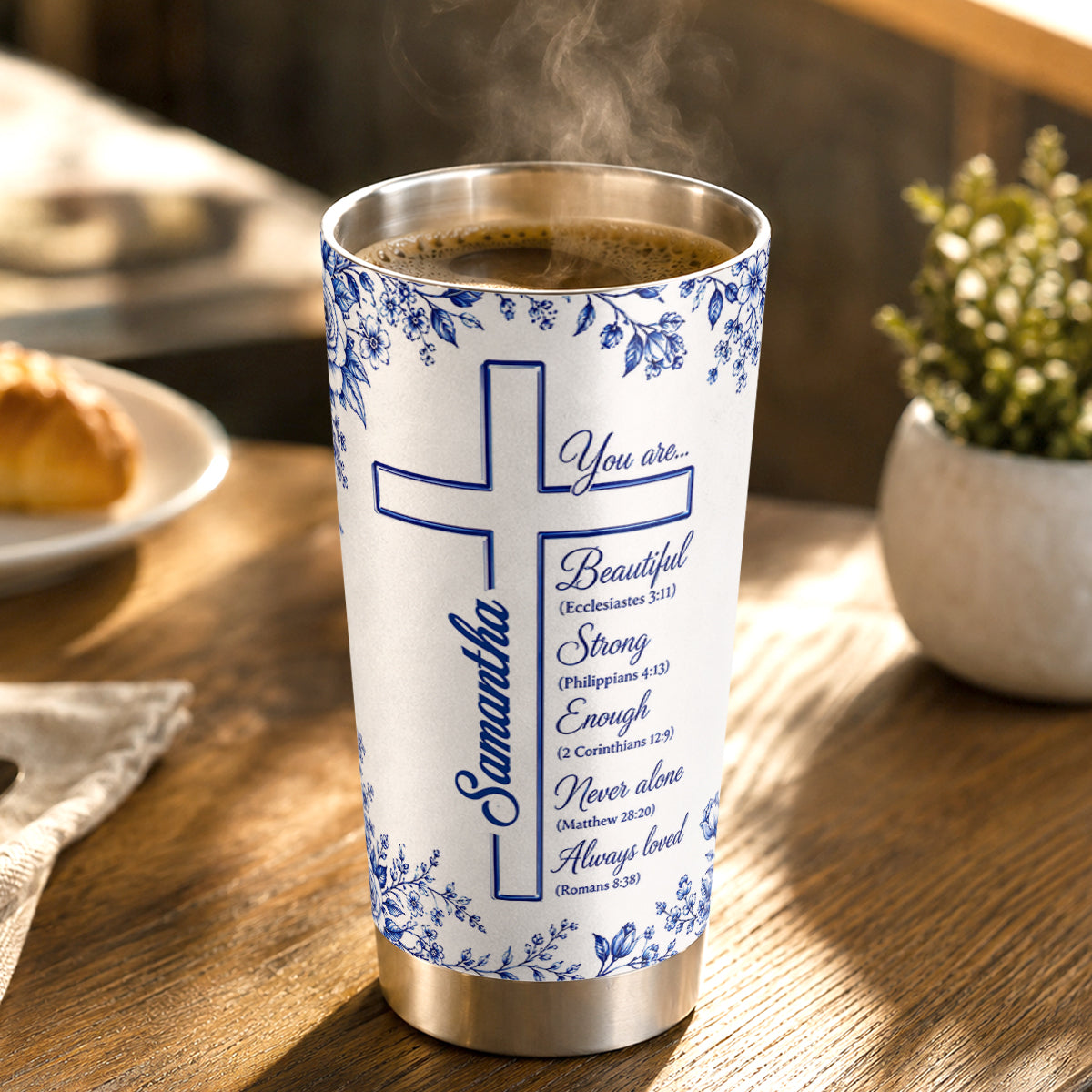 To Our Pastor's Wife, Gift For Pastor's Wife | Personalized Stainless Steel Tumbler