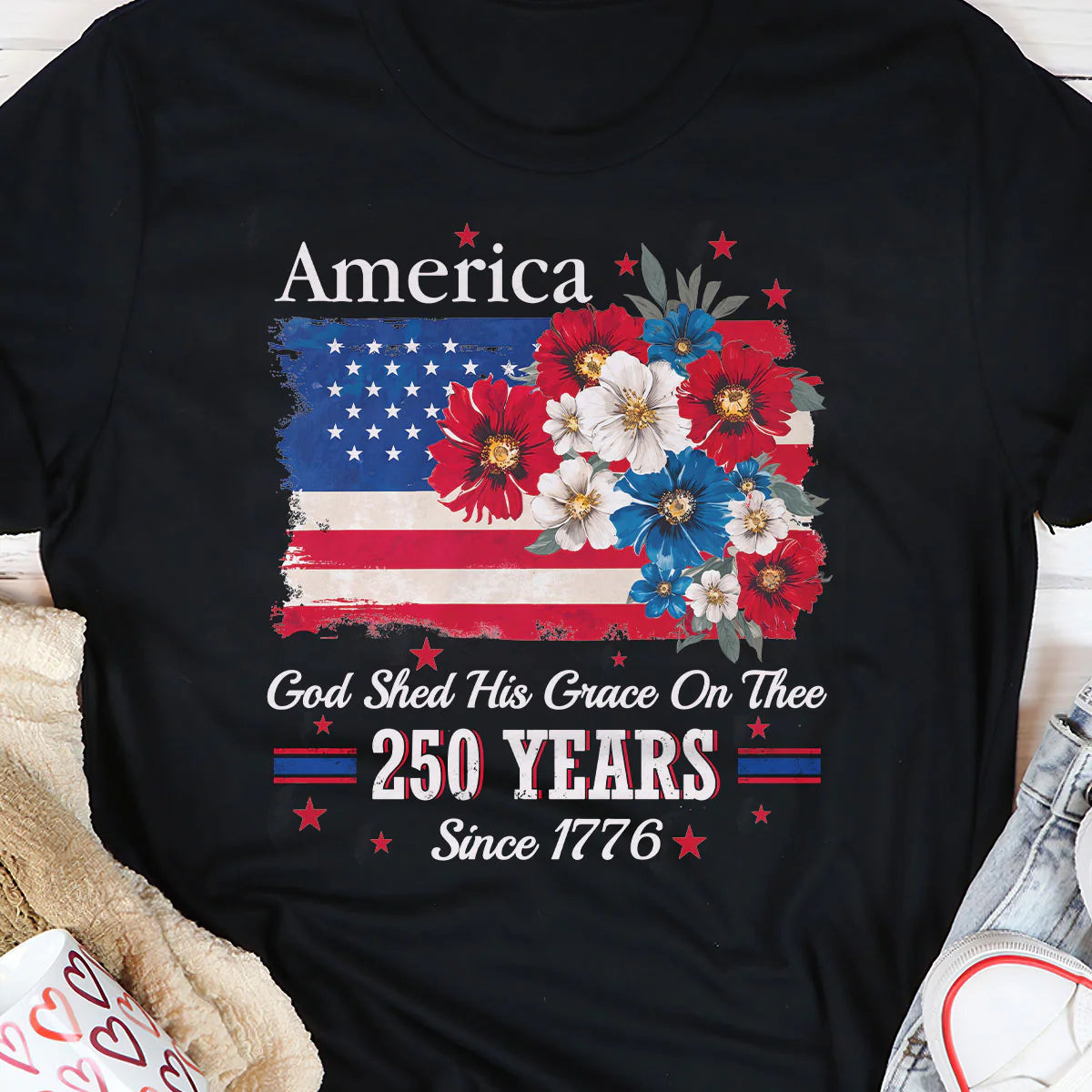 God Shed His Grace On Thee | 2D Unisex T-shirt