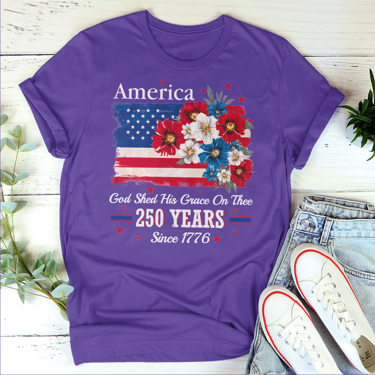God Shed His Grace On Thee | 2D Unisex T-shirt