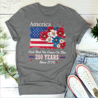 God Shed His Grace On Thee | 2D Unisex T-shirt