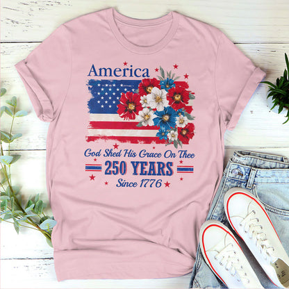 God Shed His Grace On Thee | 2D Unisex T-shirt