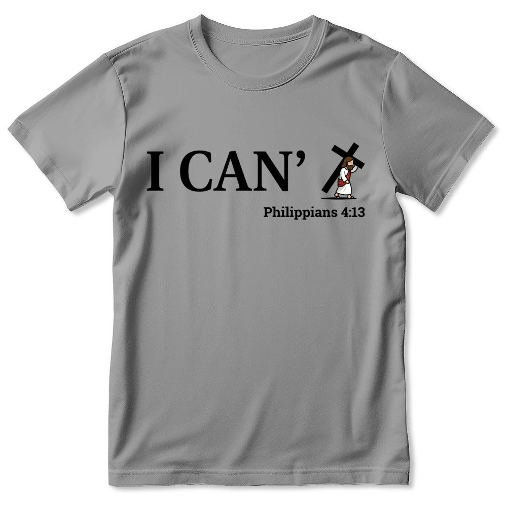Through Christ I Can, Gift For Family | 2D Unisex T-shirt