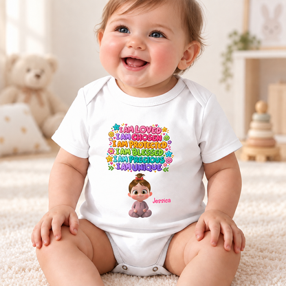 I am Loved, Gift For Baby | Personalized Custom Baby Onesie