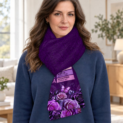I Can Do All Things Through Christ Who Strengthens Me, Gift For Women | Personalized Scarf