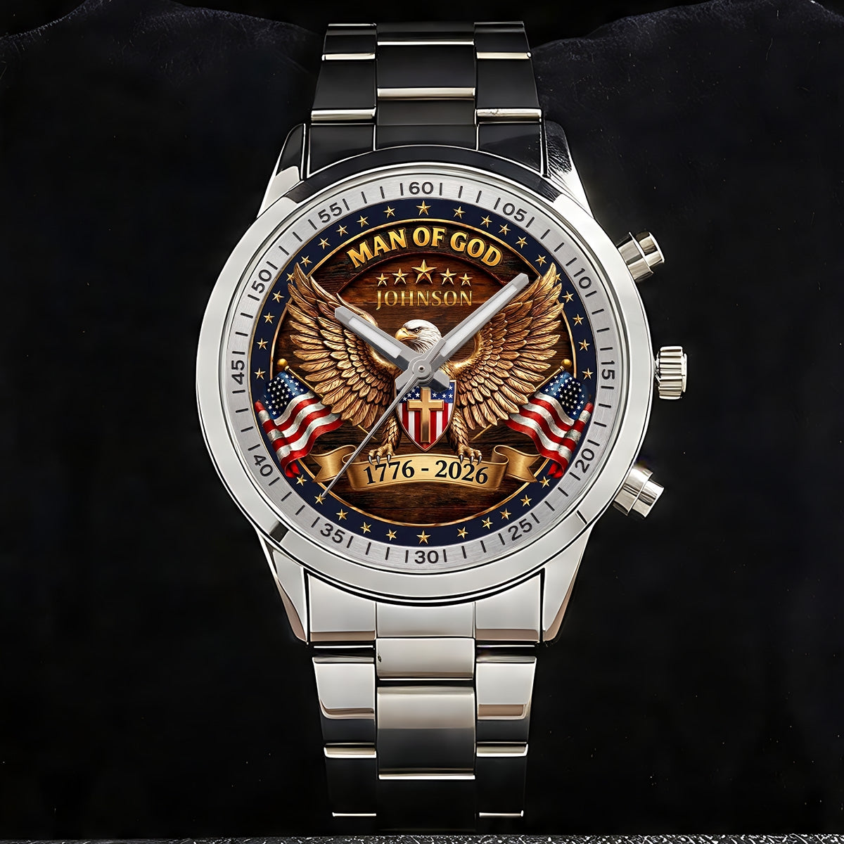 Man Of God | Personalized Men's Wrist Watch