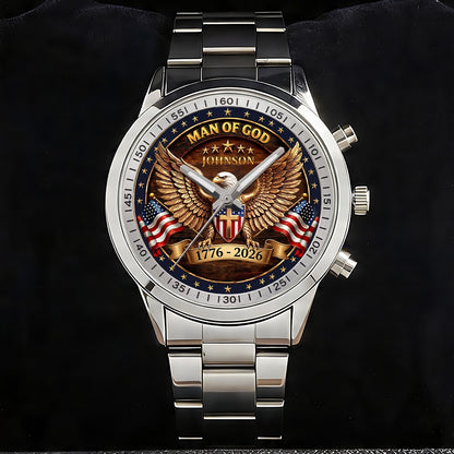 Man Of God | Personalized Men's Wrist Watch