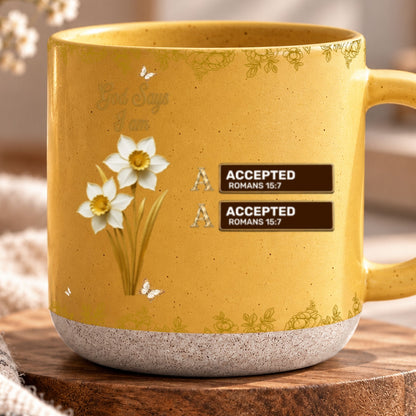 God Says You Are, Gift For Women  | Personalized Pottery Mug