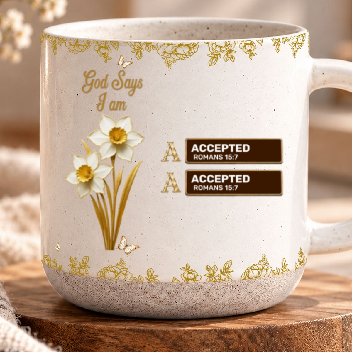 God Says You Are, Gift For Women  | Personalized Pottery Mug