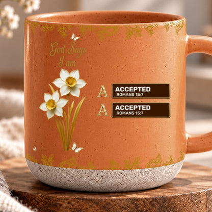 God Says You Are, Gift For Women  | Personalized Pottery Mug