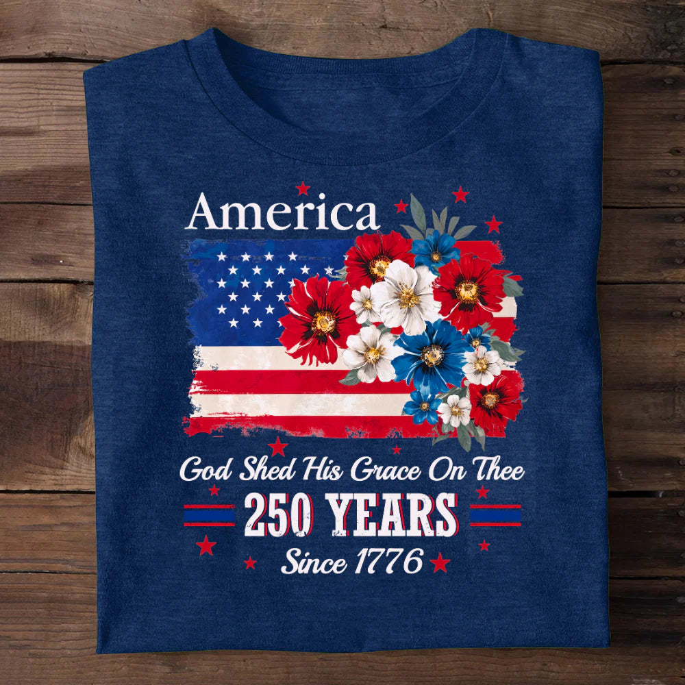 God Shed His Grace On Thee | 2D Unisex T-shirt