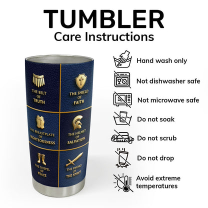 Armor Of God | Personalized Stainless Steel Tumbler
